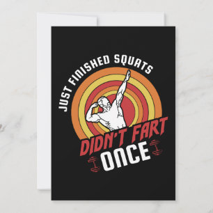 Net klaar squats deed niet snel een keer shirt kaart