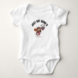 Net kreeg Dunked Funny Doop Baby Bodysuit Gift