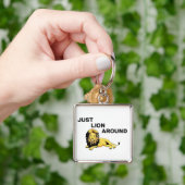 NET LION ROND SLEUTELHANGER (Hand)