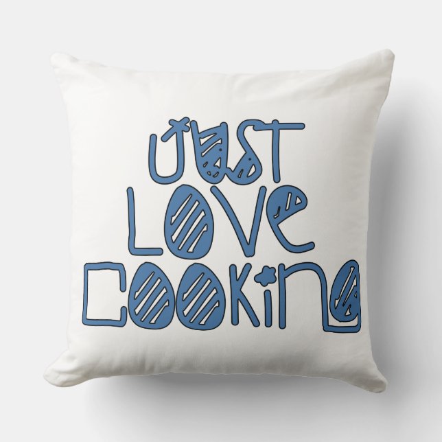 Net Love Cooking Kussen (Voorkant)