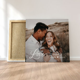 Net Love Personalized Photo Wrapped Canvas