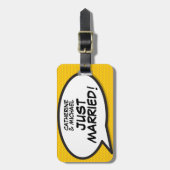 NET MARRIED Fun Modern Bagagelabel (Voorkant verticaal)