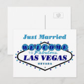 NET MARRIED Las Vegas Briefkaart (Voorkant / Achterkant)