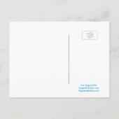 NET MARRIED Las Vegas Briefkaart (Achterkant)