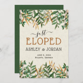 Net overleden bruiloft aankondiging (Voorkant / Achterkant)