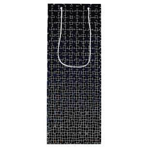 Net Patroon 11.black.wx4.5k zwart BG Wijn Cadeautas