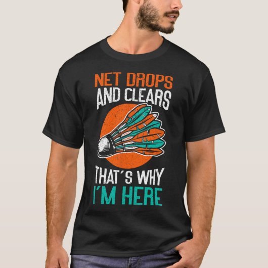 Net valt en klaart daarom ben ik hier grappig DMI T-shirt (Voorkant)