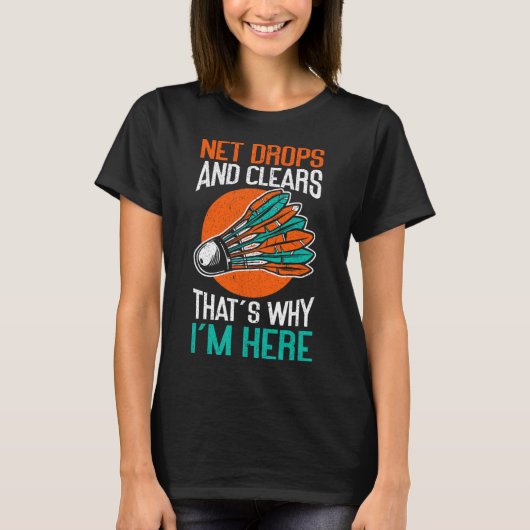 Net valt en klaart daarom ben ik hier grappig DMI T-shirt (Voorkant)