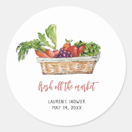 Net van de markt Bruidsfeest stickers (Voorkant)