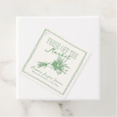 Net van de Markt Groene Bruidsdouche Bedankjes Labels (In situ)