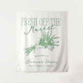 Net van de Markt Groene Bruidsdouche Wandkleed (Voorkant)