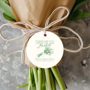 Net van de Markt Groene Bruiloftsborrel Bedankjes Labels