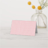 Net van de markt roze gingham bruids+shower (Achterkant)