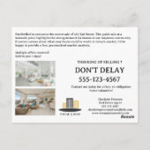 Net verkocht onroerend goed briefkaart (Achterkant)