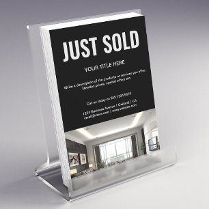 Net verkocht Open Huis Promotie Vastgoed Flyer