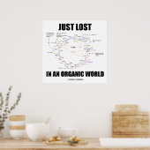 Net verloren in een organische wereld (krebs-cyclu poster (Keuken)