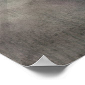 Net voor Midnight Witte kat Poster (Hoek)