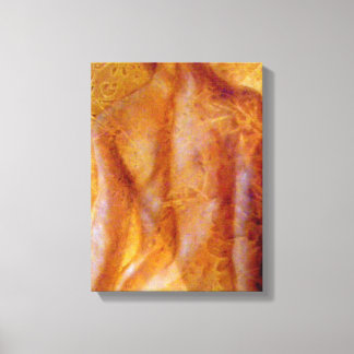 Net voorbij canvas afdruk