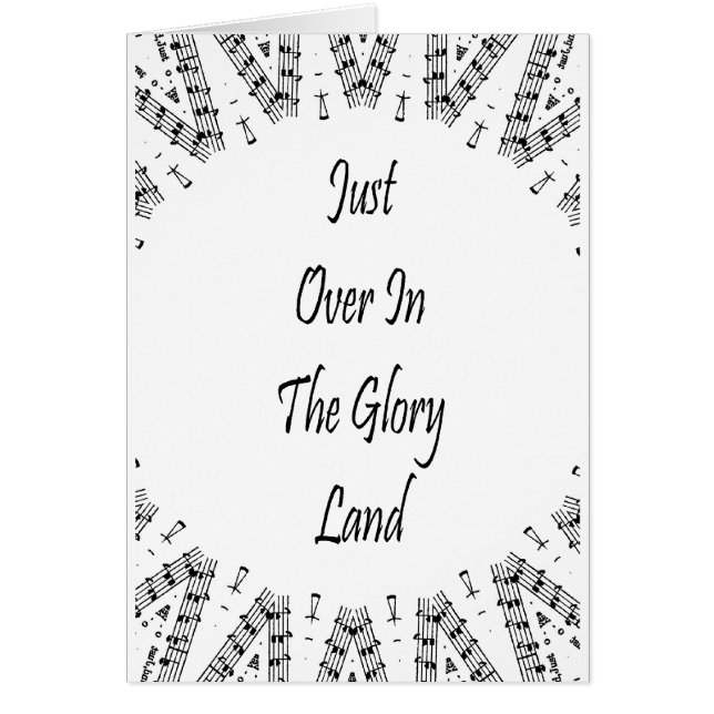 Net voorbij in het glory Land (Voorkant)