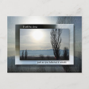 Net zoals je dacht briefkaart