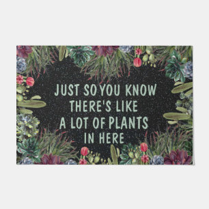 Net zoals je weet, zijn er veel planten deurmat