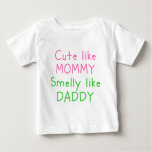 Net zoals mama. Smelly als papa