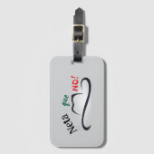 Neta que No! Bagagelabel (Voorkant (verticaal))