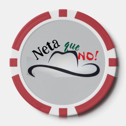 Neta que No! Poker Chips (Voorkant)