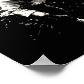 Netall Court Game Paint Splash Dminton Player Boy Poster (Hoek)