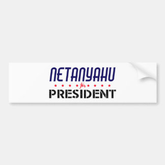 Netanyahu voor President Bumpersticker