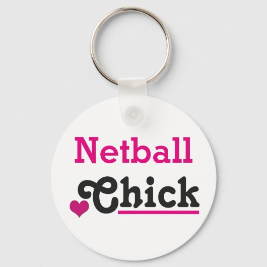 Netball Chick Sleutelhanger (Voorkant)