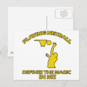 netball-DESIGN Briefkaart (Voorkant / Achterkant)