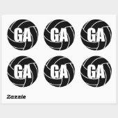 Netball Goal Attack, GA, netball Team Stickers (Vel)