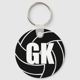 Netball Goal Keeper GK Key Ring Sleutelhanger