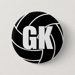 Netball Goal Keeper GK Ronde Button 5,7 Cm