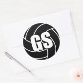 Netball Goal Shooter, GS, Netball Team Stickers (Envelop)