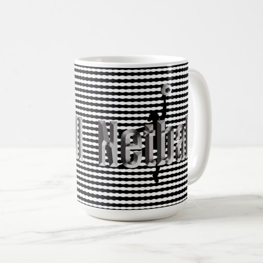 Netball Le Jeu, Café Mug (Devant droit)