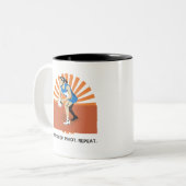 Netball Mok Eat. Slaap. Draaien. Herhaal. Grappig  (Voorkant links)