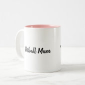 Netball Mum Australia Sport Mug Cadeau (Devant gauche)