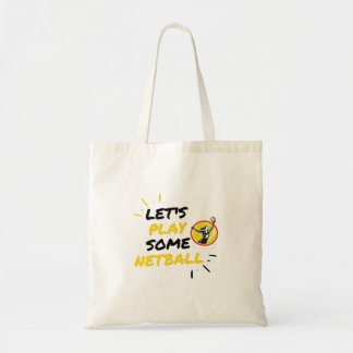 Netball-speler Tote Bag