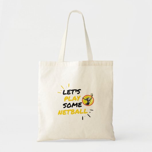 Netball-speler Tote Bag (Voorkant)