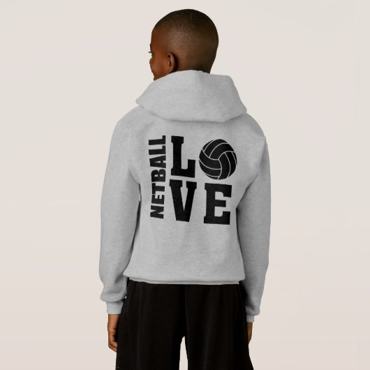 Netball-spelers Ultimate I Love Netball (Achterkant volledig)