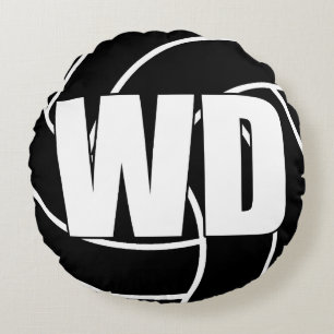 Netball-spelers - Wing Defense - WD Rond Kussen