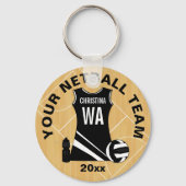  Netball V2 Sleutelhanger (Achterkant)
