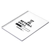 Netball-vaardigheid Lading...... Notitieboek (Linkerzijde)