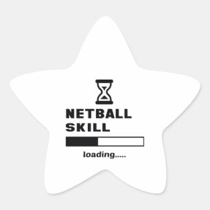 Netball-vaardigheid Lading...... Ster Sticker