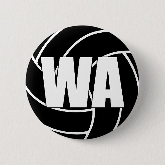 Netball Wing Attack WA Ronde Button 5,7 Cm (Voorkant)