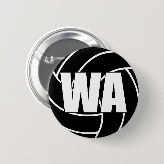 Netball Wing Attack WA Ronde Button 5,7 Cm (Voorkant /achterkant)