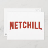 NETCHILL NETFLIX BRIEFKAART (Voorkant / Achterkant)