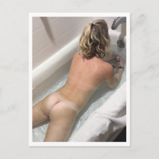 Netheid is sexy maar erotisch briefkaart